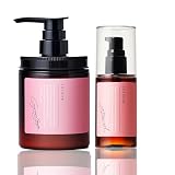 クレイクリームシャンプー & ヘアオイル セット (スムース) cocone ココネ [ クリームシャンプー ヘアオイル うるつや 保湿 ] はぐくみプラス 380g+100ml（ ハーブローズの香り ）