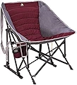 GCI Outdoor MaxRelax Pod Rocker ポータブルロッキングチェア&アウトドアキャンプチェア シナモンレッド レギュラーサイズ