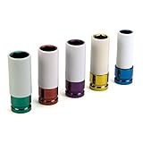 Wilmar Performance Tool Wilmar W32902 5-piece 1/2 inch Impact Drive Thin Wall Imperial Sockets [並行輸入