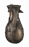 16.87 Inch Cold Cast Bronze Color Safari Giraffes Vase Home Decor【クリスマス】【ツリー】 [並行輸入品]