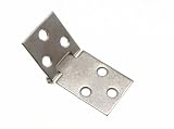 100ペアBackflapヒンジZP亜鉛メッキスチール32 mm x 78 mm With Screws