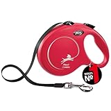 フレキシ (flexi) ニュークラシック テープ L(50kg未満) 8m レッド [犬用リード]