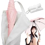 【AMAZON限定 3WAY対応】 万能傘カバー 超吸水マイクロファイバー 長傘/折り畳み傘/日傘兼用 撥水表面 吸水 撥水 傘濡れ防止カバー 折畳傘ケース 折り畳み傘カバー 折りたたみ傘カバー コンパクト収納 多用途 雨の日用 梅雨対策 通勤 通学 (ホワイト)