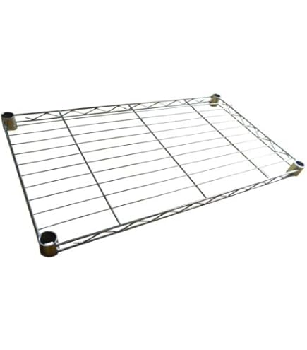 Amazon｜メタルシェルフ スチールラック キャスター付 3段 幅60x35x高