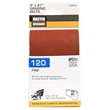 ali industries 3145-003 Master Mechanic, 2 Pack, 3 -Inch x 21 -Inch, 120 Grit, Sanding Belt [並行輸入品]