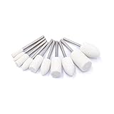 JINTONG 羊毛バフ 10 本 セット 軸 3mm 　