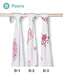 aden + anais (エイデンアンドアネイ) おくるみ バンブー バラ売り 1枚 出産祝い SILKY SOFT 【並行輸入品】 Pyara B-3