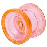 中級者向け ヨーヨー スピンギア クリスタル バインド 専用モデル (クリアピンク)