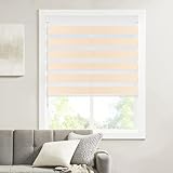 Grandekor 調光ロールスクリーン ロールカーテン チェーン式 0.5cm単位でオーダー可能 遮光 目隠し 金属製チェーン カーテンレール取付可能 取り付け簡単 コーヒーリネン 幅160x丈150CM