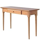 ライフスタイリングショップ 天然木デスク テーブル 幅120×奥行45cm 木製 ライトブラウン  LS-661PLB