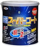 アサヒペン ペンキ 水性スーパーコート 水性多用途 水色 1.6L