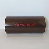 郵便ポスト郵便受け北欧風メールボックス壁掛けプレミアムステンレス ブラウン色新聞紙ホルダーpm061-2