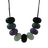 Silicone teething bead necklace for babies & Mommas, 100% safe , BPA free , soft jewelry soothing re