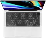 【2024年 M4チップ 搭載 モデル】MacBook Pro 14 インチ A3112/A3185/A3401 MacBook Pro 16 インチ A3403/A3186 用 キーボードカバー US英語配列 極薄 防水 防塵 耐磨 クリア