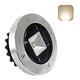 Bulary ソーラーライト 4個セット 光センサー感知 自動点灯消灯 埋め込み式 ソーラー充電式 電池不要 ガーデンライト 庭の芝生ライト 自動点灯 防水 省エネ アウトドア ガーデン 庭園灯 芝生