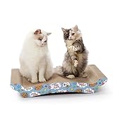 by Amazon 猫壱 爪とぎ バリバリベッドL 猫柄