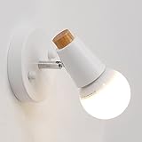 CGJDZMD ウォールSconceヴィンテージ現代の壁ライト継手ロフトバーキッチンSconceウォールランプ照明器具、ダイニングルーム、ベッドルームシングルヘッドウォールスポットライト ( Colo