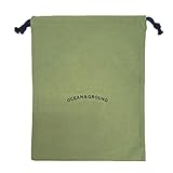 OCEAN＆GROUND オーシャンアンドグラウンド コットン巾着 大 カーキ