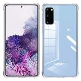 Wekrsu 対応 Galaxy S20 5G SC-51A SCG01 ケース galaxy s20 軽量 ケース クリア 米軍MIL規格取得/黄変防止/四隅强化保護カメラ保護/Qi無線ワイヤレス充電 ギャラクシーs20 TPU カバー 保護ケース バンパーケース WEKS20TPU