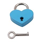 HKUN　ミニ南京錠　ハート型　キー　旅行　ロッカーセット　ジュエリーボックス　パーソナライズ　贈り物