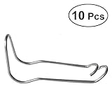 OUNONA 10本の温室グレージングワイヤークリップスチールチューブワイヤークリップ温室の部品アクセサリー