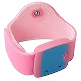 SRI SHOP スマホアプリ対応体温計 腕時計型 APP 管理　監視 (ピンク)