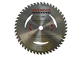Avenger AV-89948 Steel Cutting Saw Blade, 8-inch by 48 tooth, 5/8-inch arbor, C-6, TCG [並行輸入品]