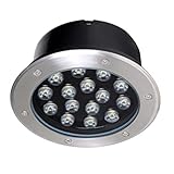 Baoblaze グラウンドランプの下に埋め込まれ　光を導いたアウトドア　パスウェイ　　ガーデンデッキ　15W　緑