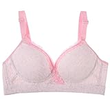 Domybest マタニティウェア 授乳肌着 授乳服 インナー服 ストレッチレース 大きいサイズ レイヤード カシュクールタイプ ライトピンク 出産準備 産前産後 柔らかく 快適