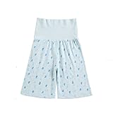DWSIOOW　キッズ　ベビー服　メッシュパンツ　腹巻き付きパンツ　夏のベビー肌着　綿100%　ハーフパンツ　シンプル　カジュアル　男の子　女の子　スパッツ　ショートパンツ　通園 通学 ルームウェア　