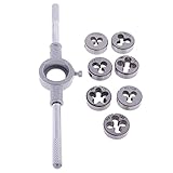 Dovewill 高硬度　丸いメトリック　レンチ　バー　スレッドハンド　ハンドツール　工具　 8本セット