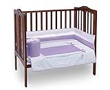 Baby Doll Bedding Royal Mini Crib/ Port-a-Crib Bedding Set, Lavender by BabyDoll Bedding