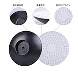 HIRO 4個セット ウォールセーバー すべり止めパッド ベビー ペット用ゲート 壁を傷つけない (黒)