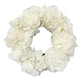 シオン工芸 クリスマスリース ホワイトリース