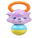 漫画赤ちゃんおもちゃプラスチックBaby Rattles Baby Teether (マルチカラー)