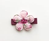 Baby Deer Clips　ヘアクリップ for ベビー　ビンテージフラワー (ローズ)