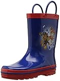Josmo Character Shoes ユニセックス・キッズ Paw Patrol Boys rain boots with easy on loops カラー: レッド