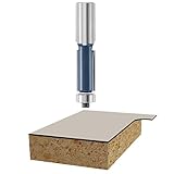 Bosch 85441M 1/2-Inch Diameter 1-Inch Cut Carbide Tipped Double Flute Flush Trim Router Bit 1/2-Inch