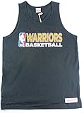 Golden State Warriors Nbaチームissued Mitchell & Nessメンズタンクトップブラック S ブラック