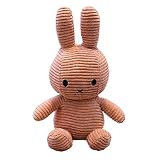 コーデュロイ ぬいぐるみ ウサギのぬいぐるみの可愛い可愛いウサギのの誕生日プレゼントの女の子 (ピンク,35cm)