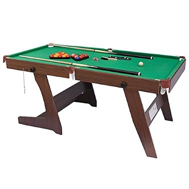 HLC 6FT 家庭用ビリヤードテーブル 卓上ゲーム グリーン