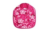 Baby Boum Bib (37 cm, Akimi Flower Fuchsia) by Baby Boum