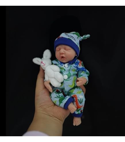 Amazon | MYREBABY 7インチ ミニ リボーン ベビードール シリコン フル