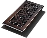 Decor Grates AGH410-RB 4-Inch by 10-Inch Gothic Bronze Steel Floor Register [並行輸入品]