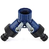 Y型 散水コネクタ 蛇口双向コネクター 散水パーツ 散水用具 双方向制御バルブアダプター ガーデン 灌漑 農業 芝生 家庭菜園 温室育苗用 システムツール用