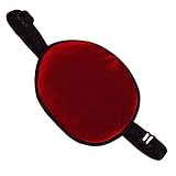 【ノーブランド品】 　子供　絹　交換可能　調節可能　アイパッチ　アイシェード　アイマスク　スムーズ　海賊　全5色 - バーガンディ