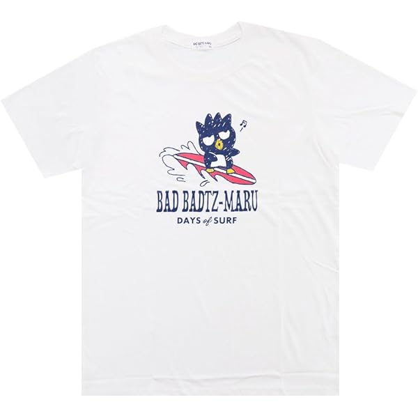 Amazon | [BAD BADTZ-MARU] バッドばつ丸 半袖 Tシャツ メンズ