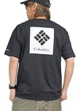 [コロンビア] Tシャツ メンズ 半袖 速乾ドライシャツ アウトドア ブランド ボックスロゴ ブラック 2XL
