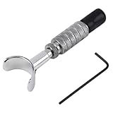 調節可能なDIY手動ロータリーツール革彫刻スイベルナイフ刃ツール