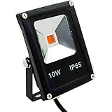 GLW 10W 12V LED 投光器 防水 レッド フラッドライト、 木の庭の芝生の ためのアウトドアス ポットライト 省エネ 広角 防水仕様 投光機 フラッドライト 看板灯 作業灯 祭りの雰囲気を